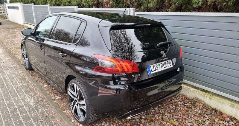 Peugeot 308 cena 58999 przebieg: 78000, rok produkcji 2019 z Polkowice małe 497